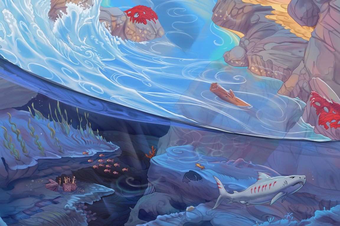 Scarlet - Mossy Cup Lagoon